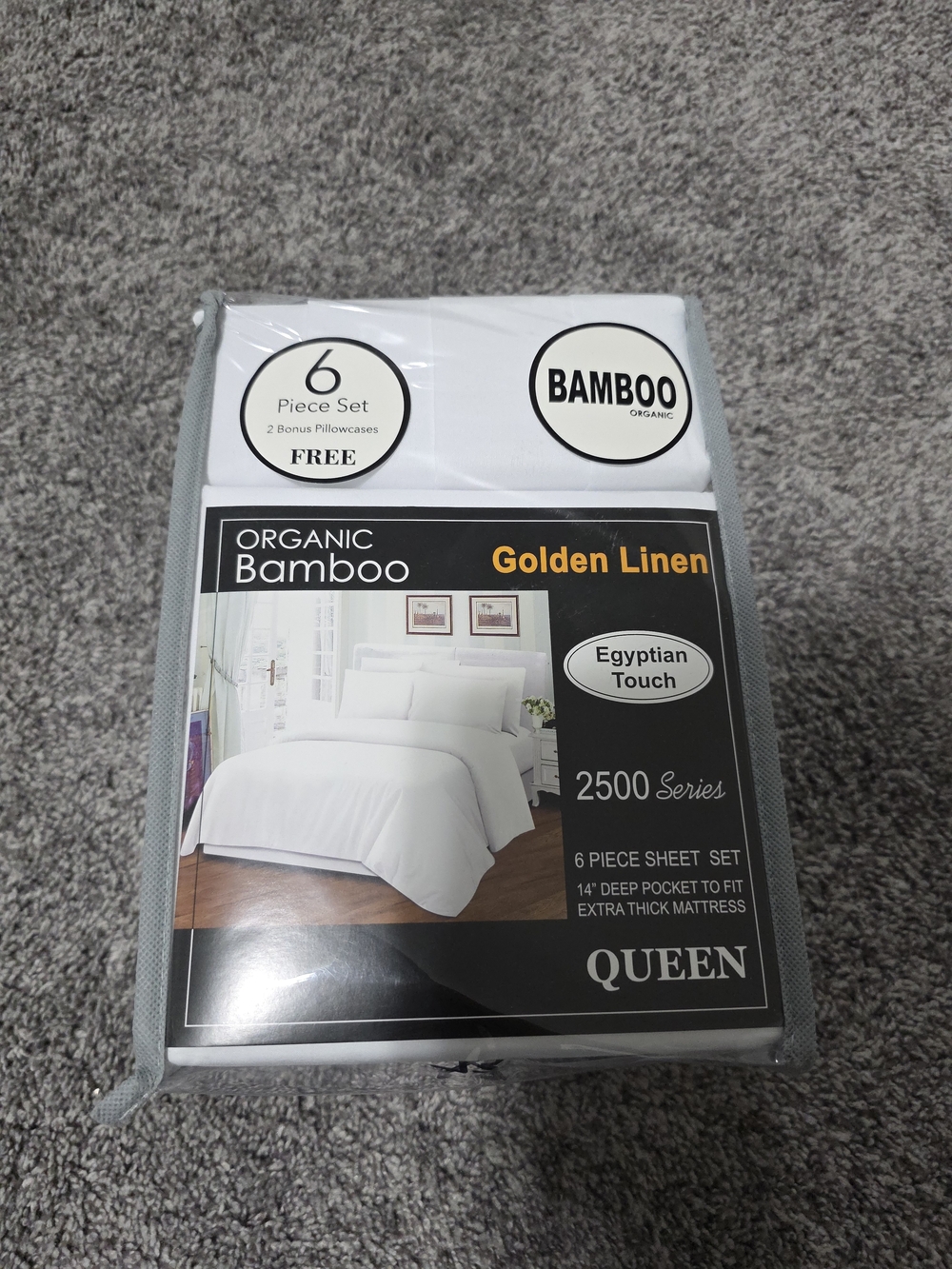 BAMBOO Queen Sheet Set - White